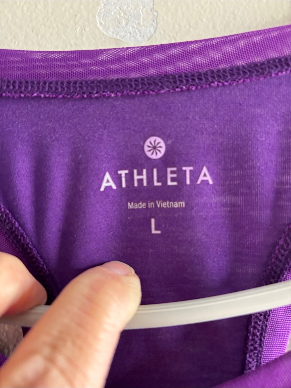 Athleta Deep Purple Racerback Tank - Picture 3 of 3